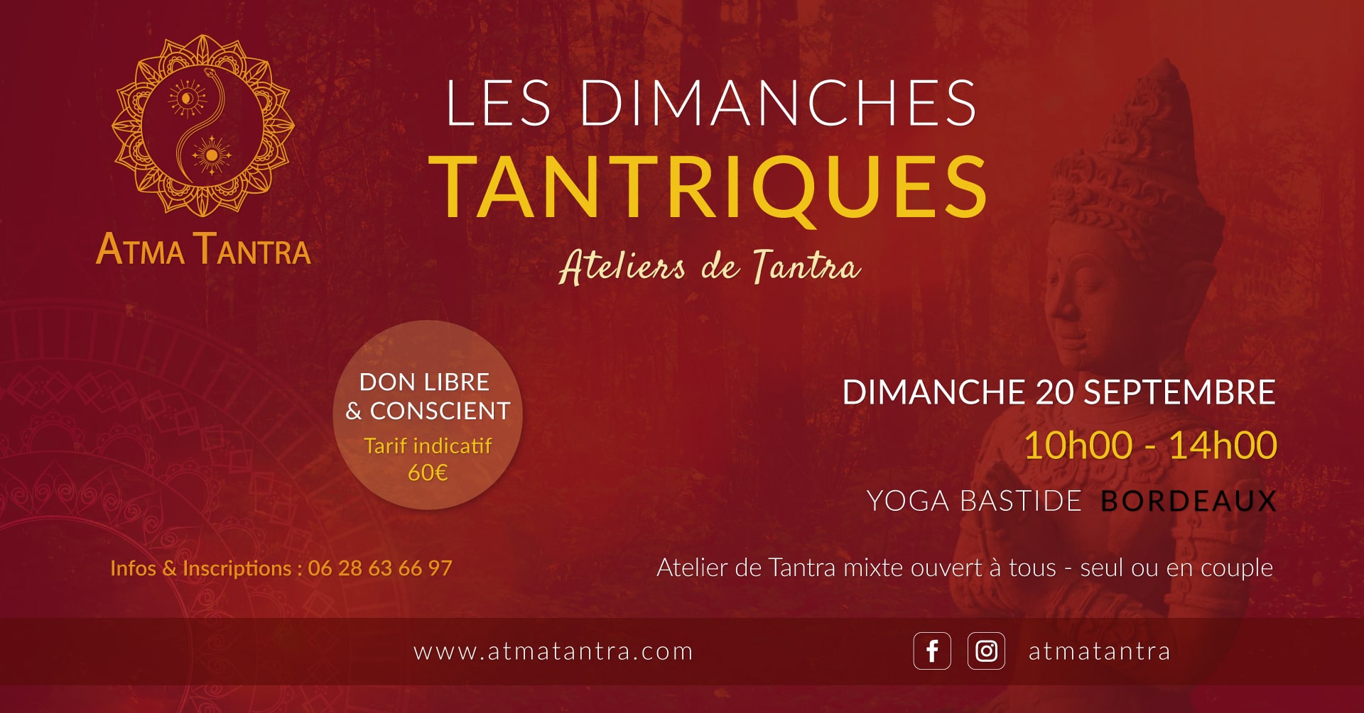 Atelier Atma Tantra Bordeaux Septembre 2026